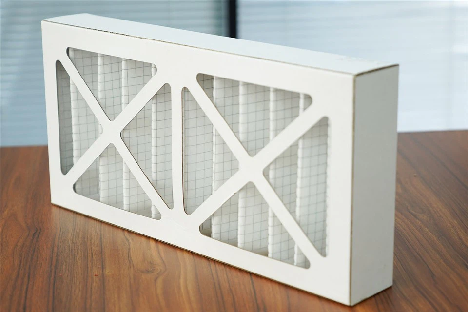 Filtre à air plissé du cadre Merv8 Merv11 Merv13 de carton de filtre de la CAHT de four à C.A.