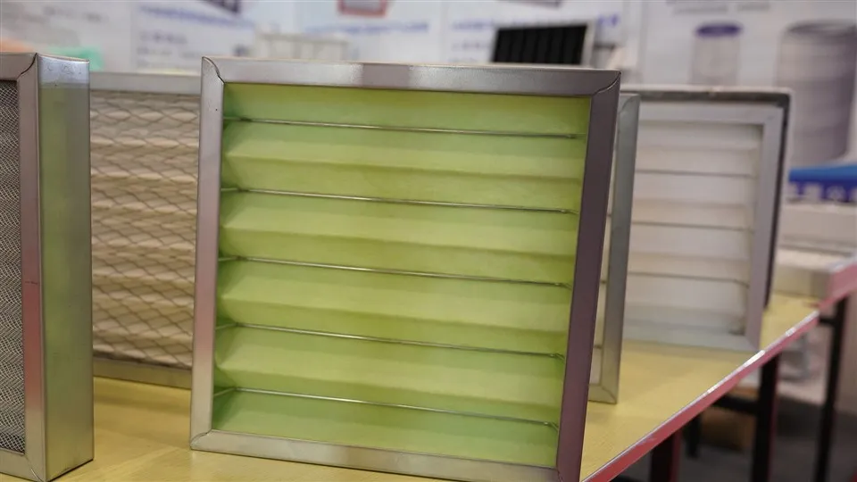 Filtre à air plissé pliable de four à C.A. de cadre de carton de filtre à air