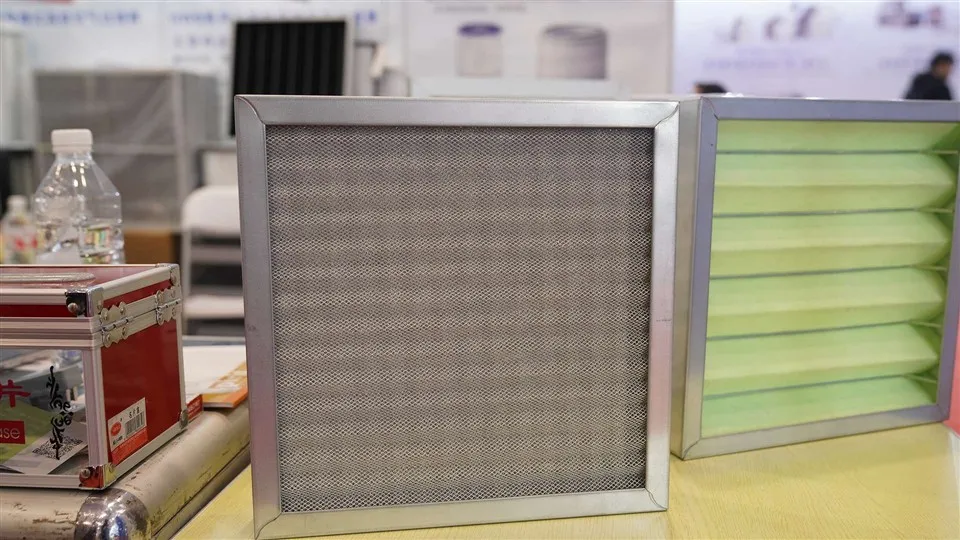 La CAHT filtre le filtre à air lavable de maille en nylon primaire de basse résistance