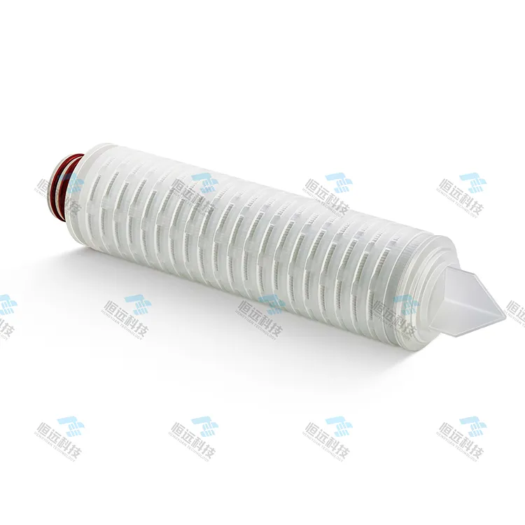 Élément filtrant plié en PP microporeux de haute qualité le plus vendu