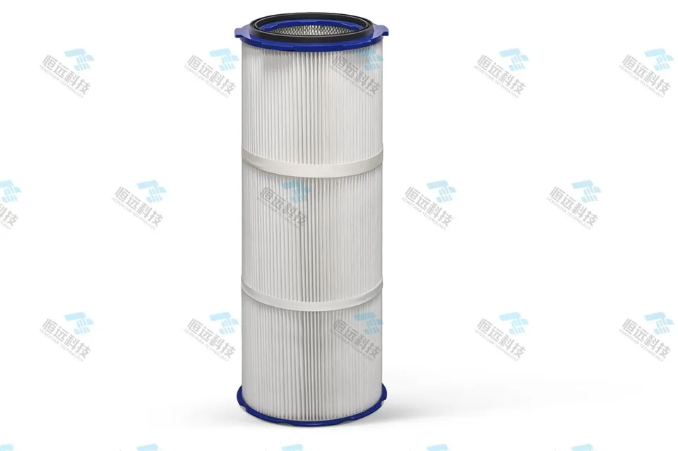 Cartouche lavable de filtre à air de polyester de Spunbond de collecteur de poussière industriel