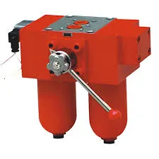 Le filtre haute pression à double cartouche