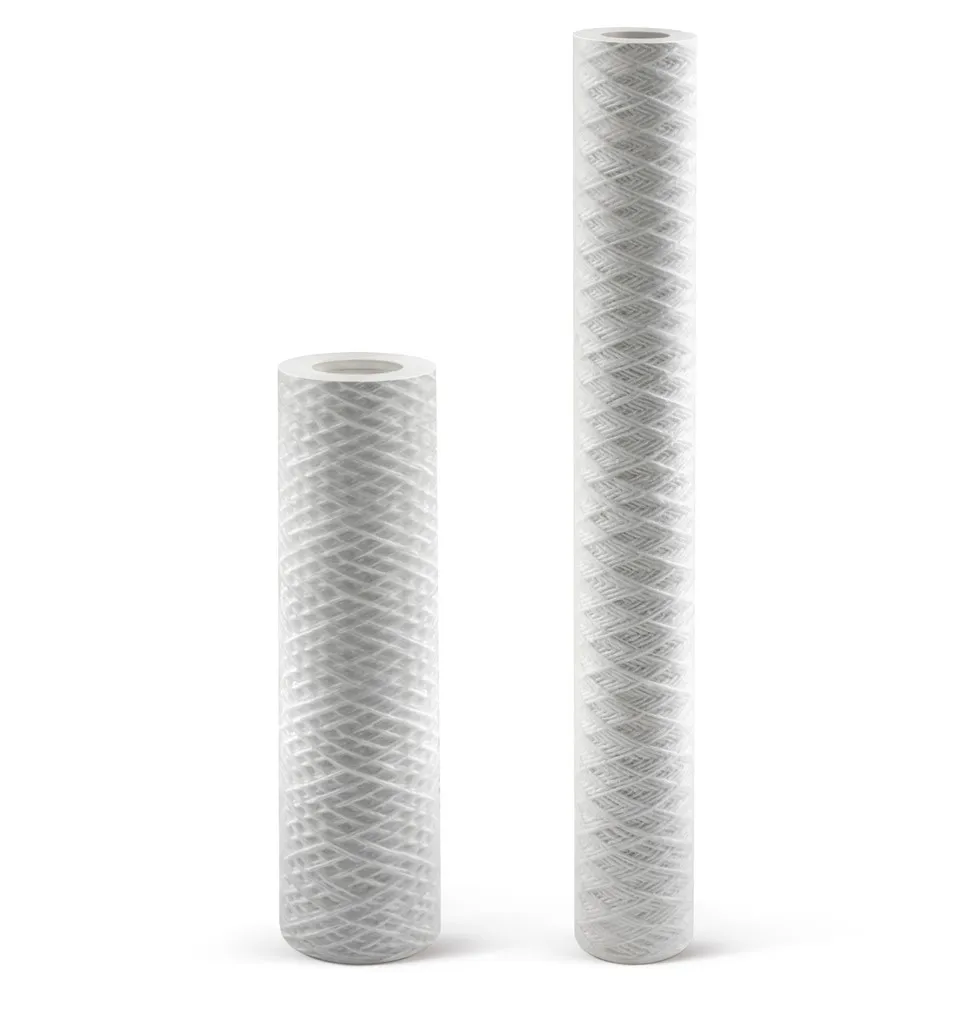 La cartouche filtrante enroulée en PP avec cadre en acier inoxydable